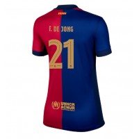 Dres Barcelona Frenkie de Jong #21 Domáci pre Ženy 2024-25 Krátky Rukáv